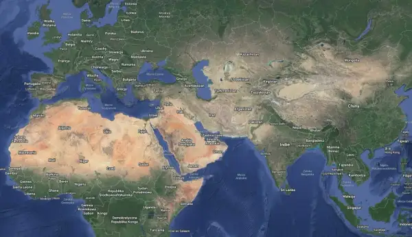 Gdzie jest Arabia Saudyjska? Na mapie świata, między Morzem Czerwonym a Zatoką Perską, na Bliskim Wschodzie.
